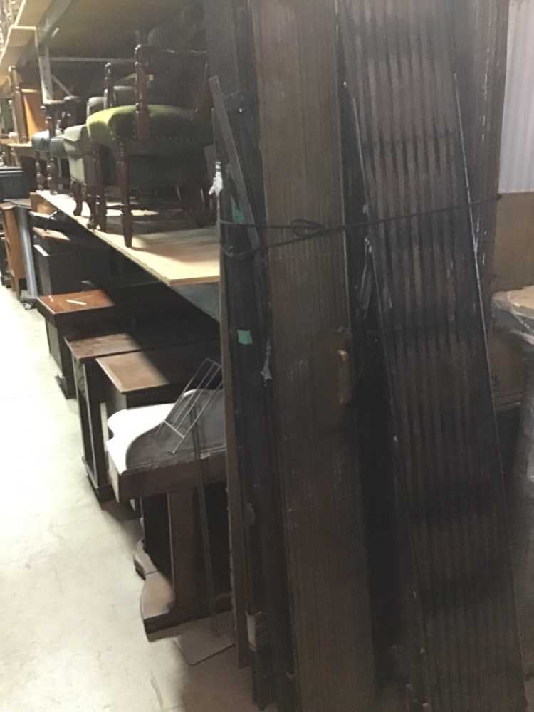 Brass Elevator Accordion Gate