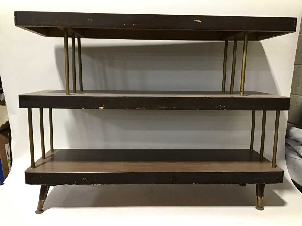 Vintage Open Ended Bookshelf Lock Up Props