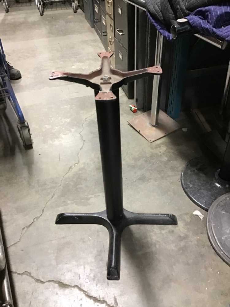 Black Metal Table Base