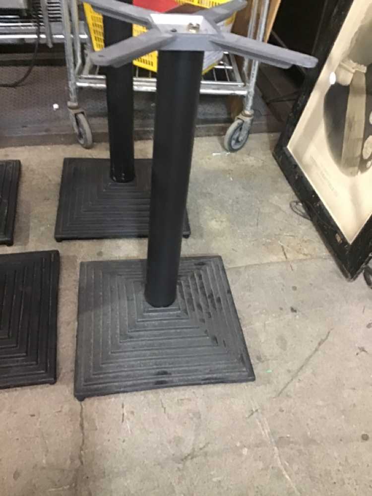 Black Metal Table Base
