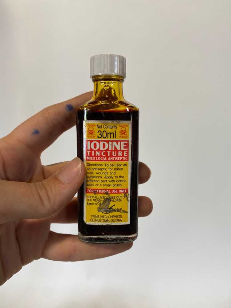 Amber Medicine Bottle