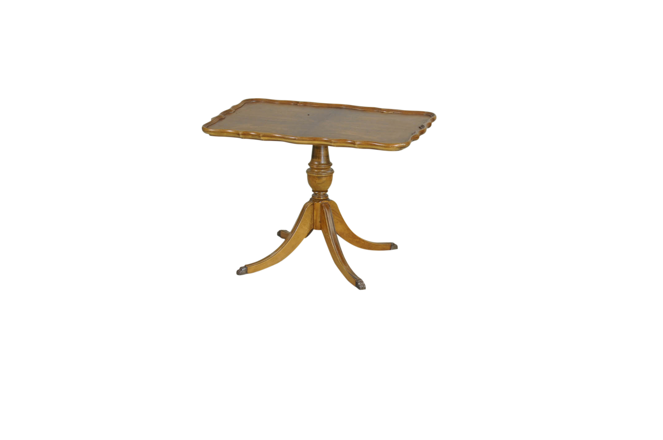 Light Brown Wood Side Table – Lock Up Props